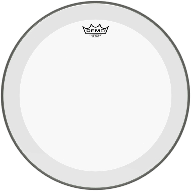 Peau Powerstroke 4 transparente 18" avec double pli pour Tom sur pieds