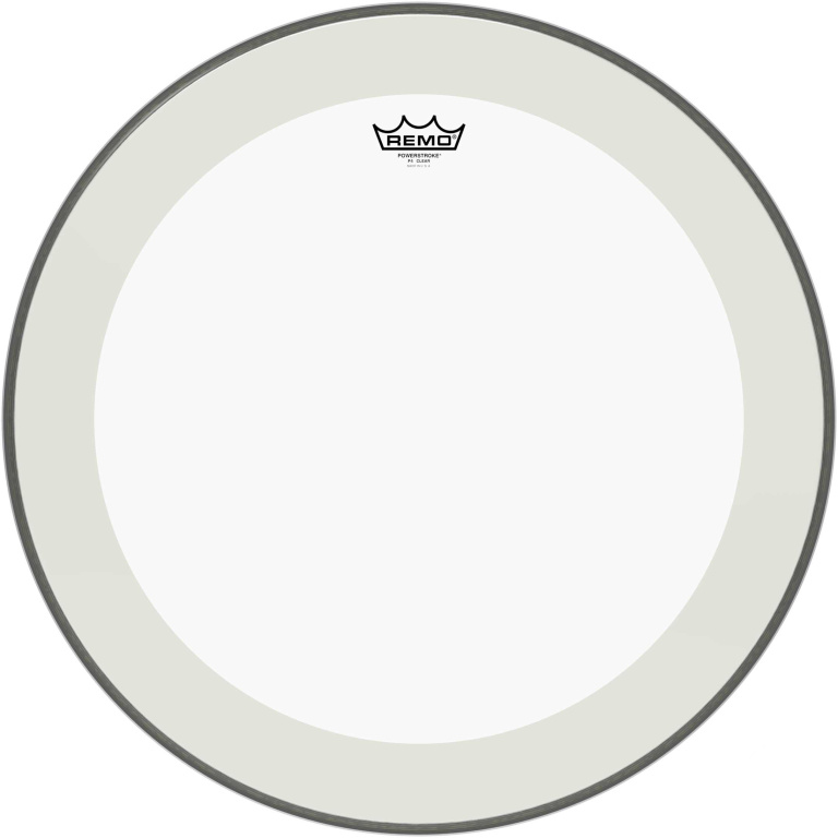 Peau Powerstroke 4 transparente 22" avec double pli + renfort transaparent