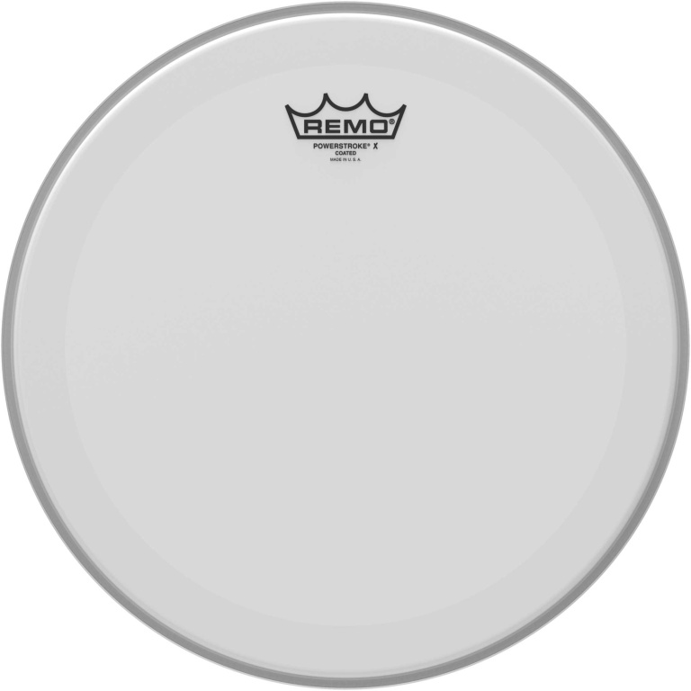 Peau Powerstroke X sablée 14" avec double pli pour Tom/ Caisse claire