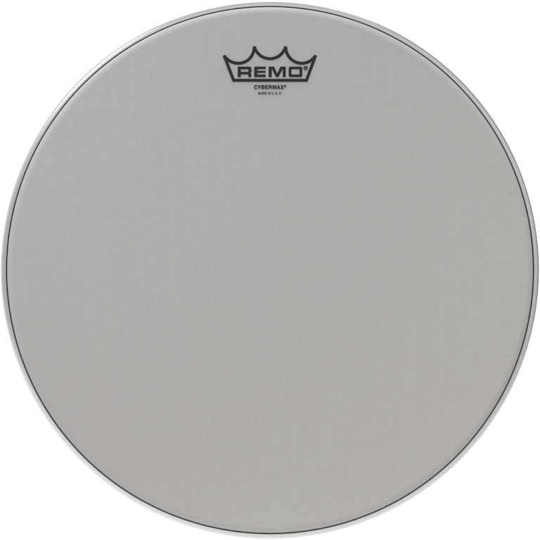 Peau Cybermax blanche 14" pour caisse claire/ tom de parade
