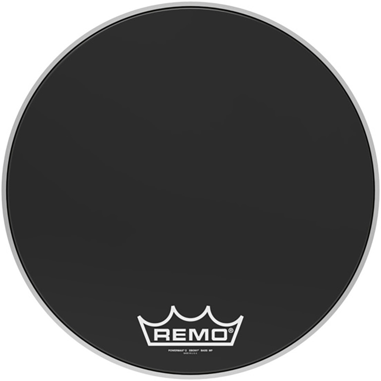 Peau Powermax 2 Ebony 20" pour grosse caisse de parade