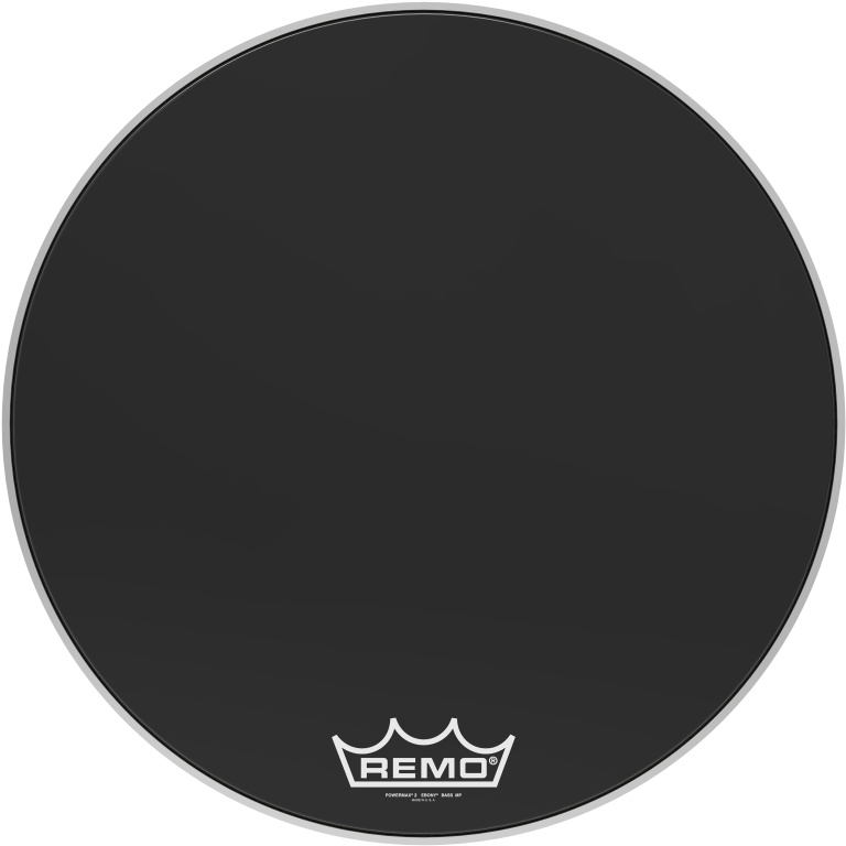Peau Powermax 2 Ebony 28" pour grosse caisse de parade