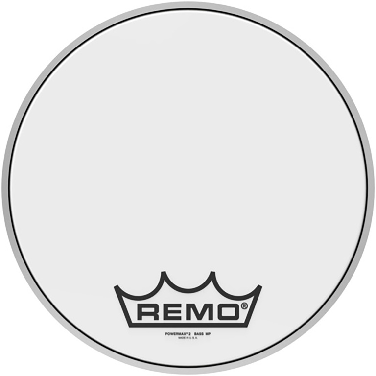 Peau Powermax 2 Ultra White 14" pour grosse caisse de parade