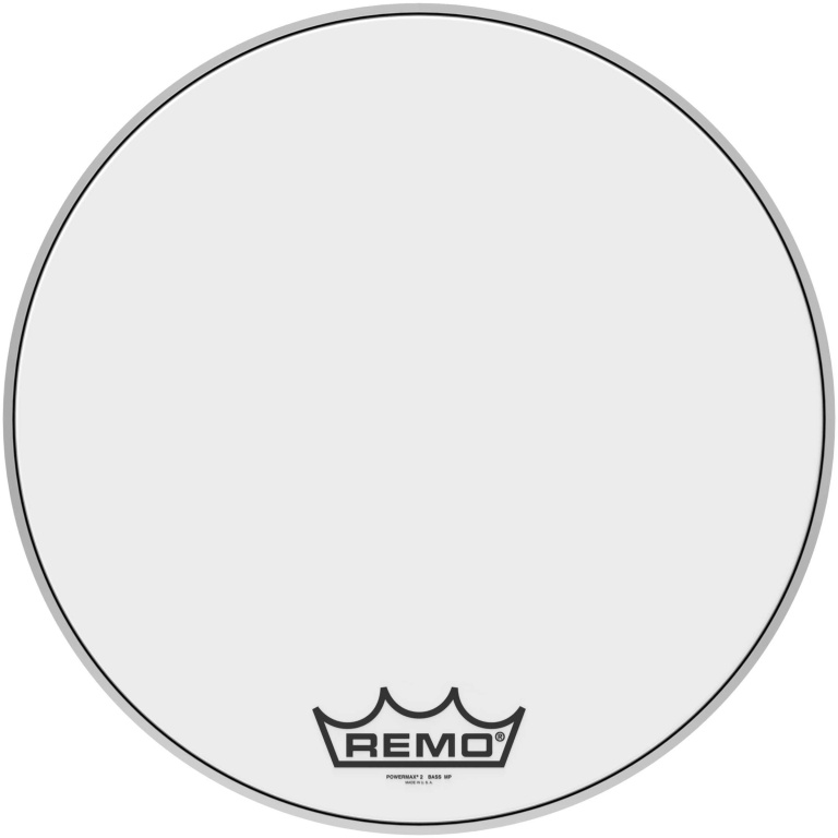 Peau Powermax 2 Ultra White 22" pour grosse caisse de parade