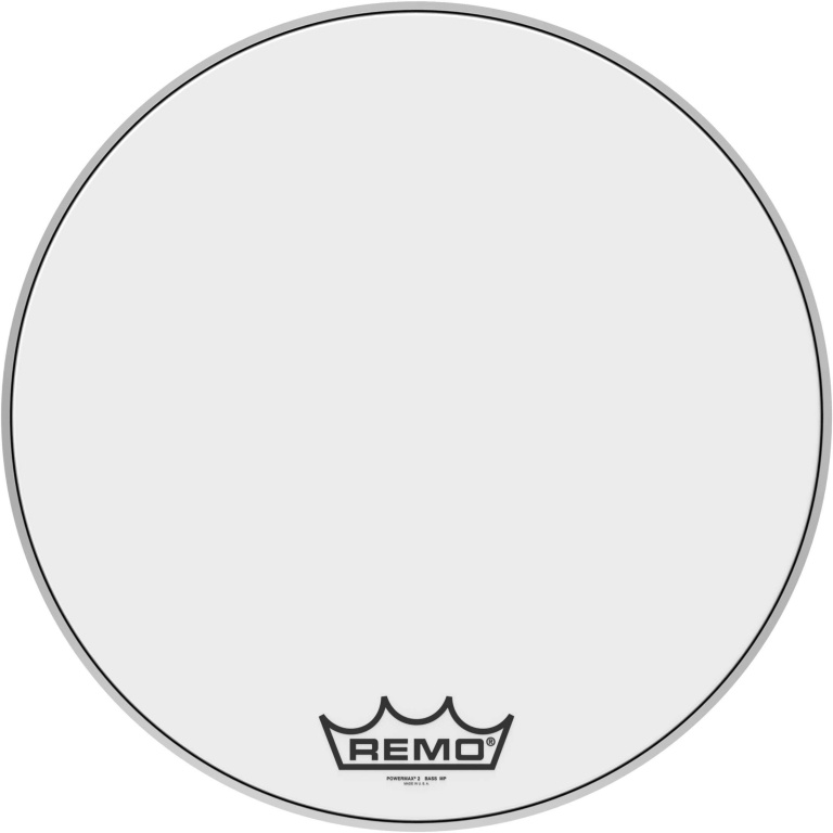 Peau Powermax 2 Ultra White 24" pour grosse caisse de parade