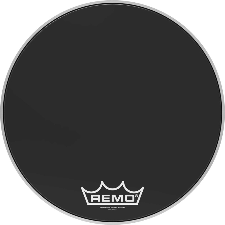 Peau Powermax Ebony 20" pour Grosse Caisse de parade