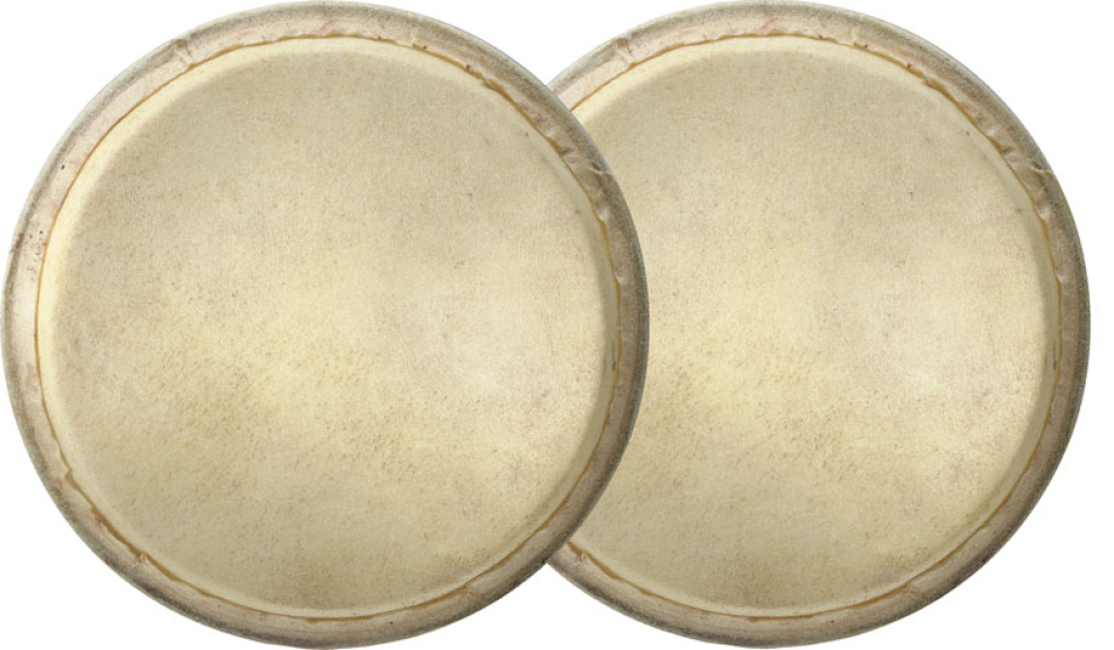 Paire de peaux 6" + 7" pour Bongos