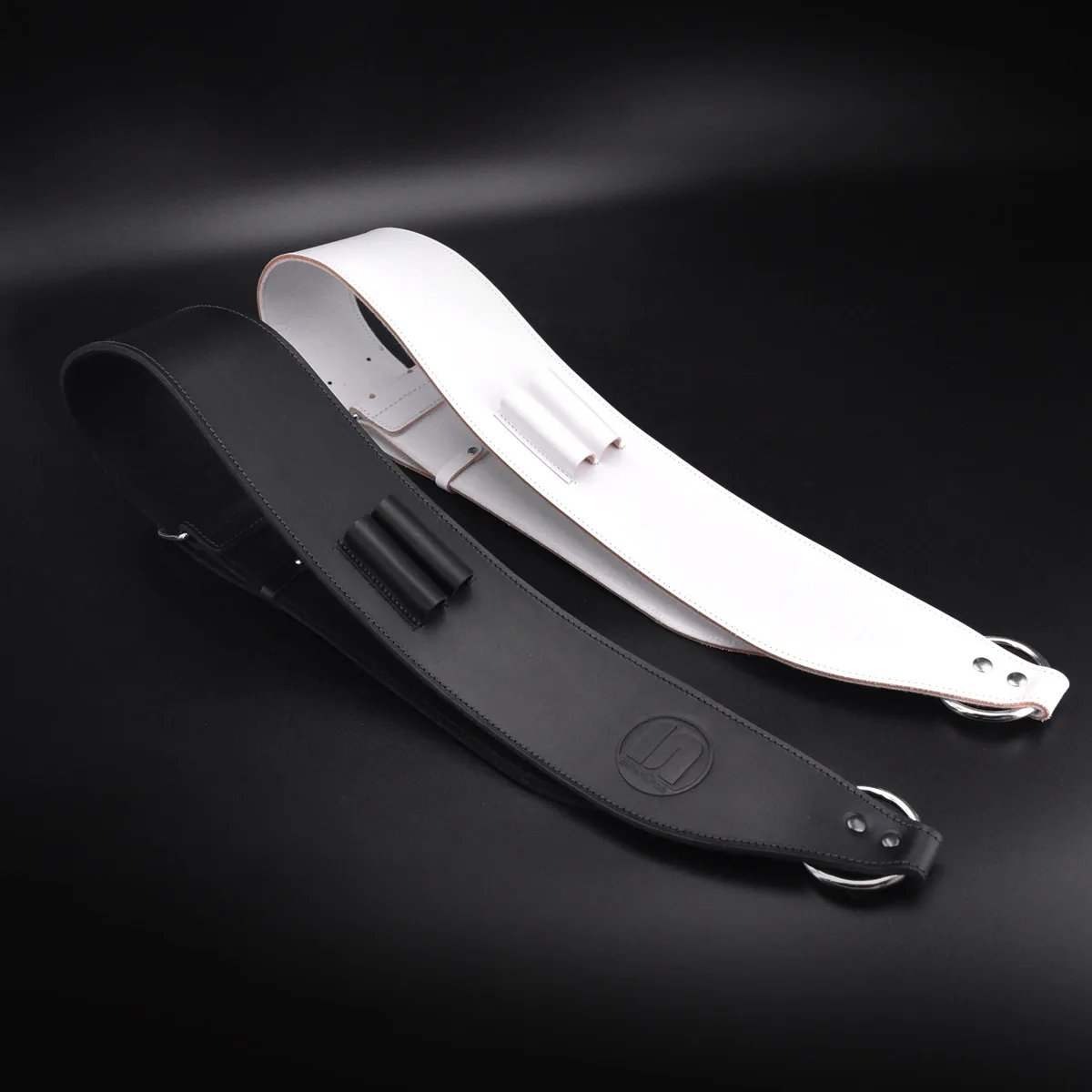 Baudriers Soundrums 3/4 NOIR Cuir avec porte-baguettes cuir