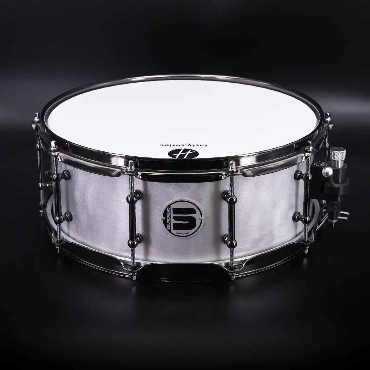 Caisse claire Aluminium TSS "Touch Sensitive Sound" 14" x 5.5" Black Sablé