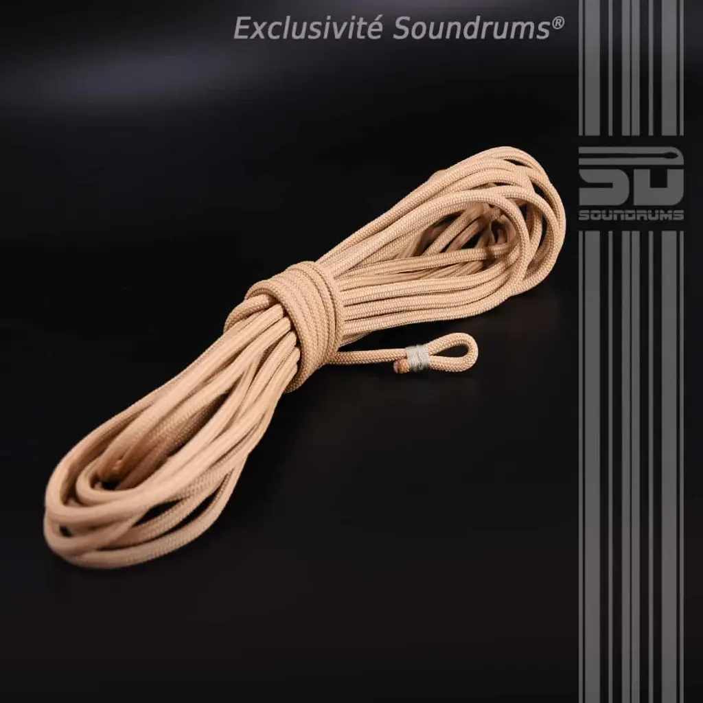 Cordage de tambour haut de gamme - Beige (naturel)