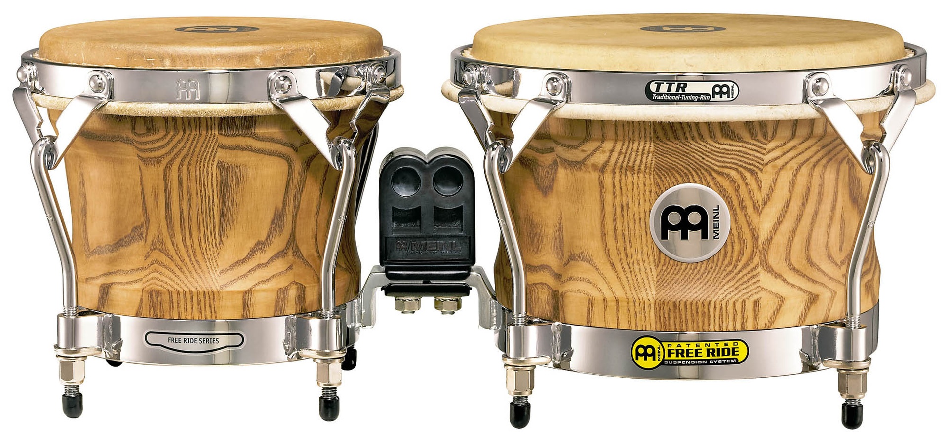 BONGOS MEINL WOODCRAFT 7/9" FRENE ZEBRE