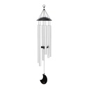 CHIMES SONIC ENERGY MOON 32", ARGENT