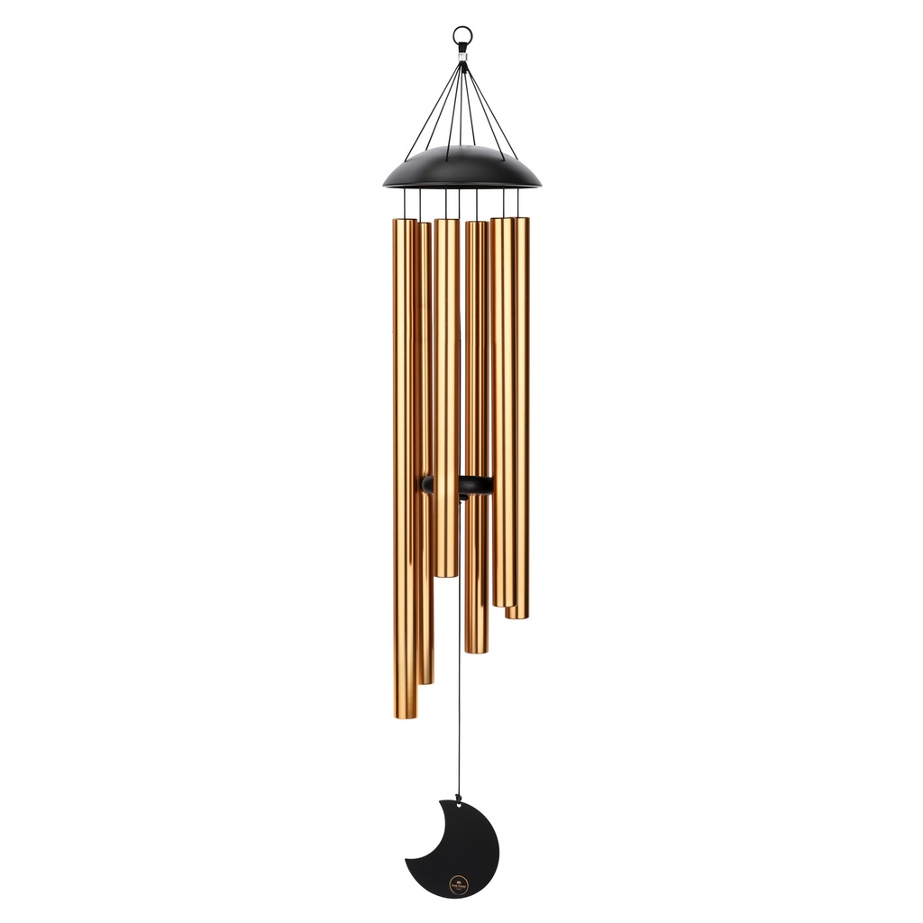CHIMES SONIC ENERGY MOON 44",BRONZE