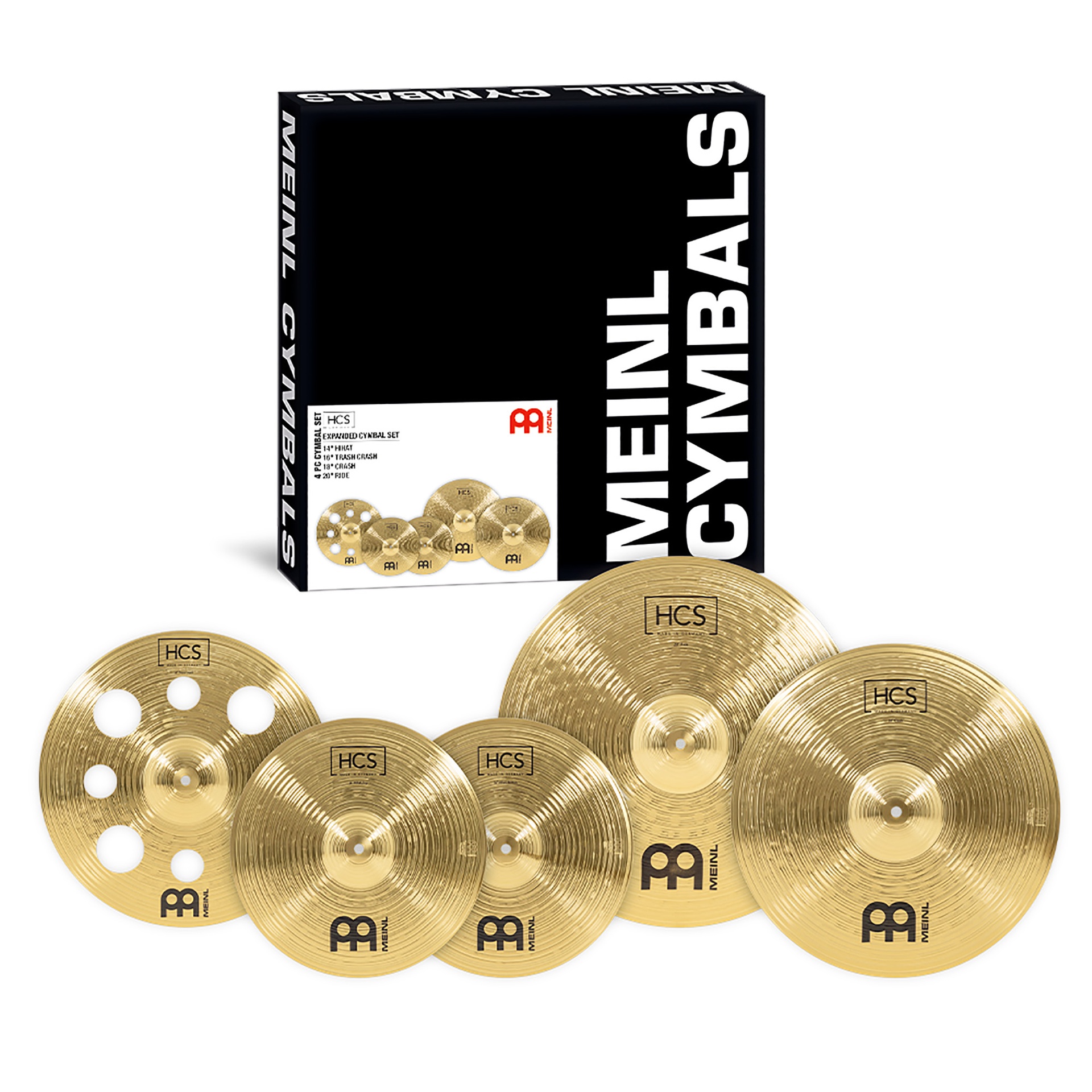 JEU MEINL HCS 3 CYMBALES 14/16/18/20"