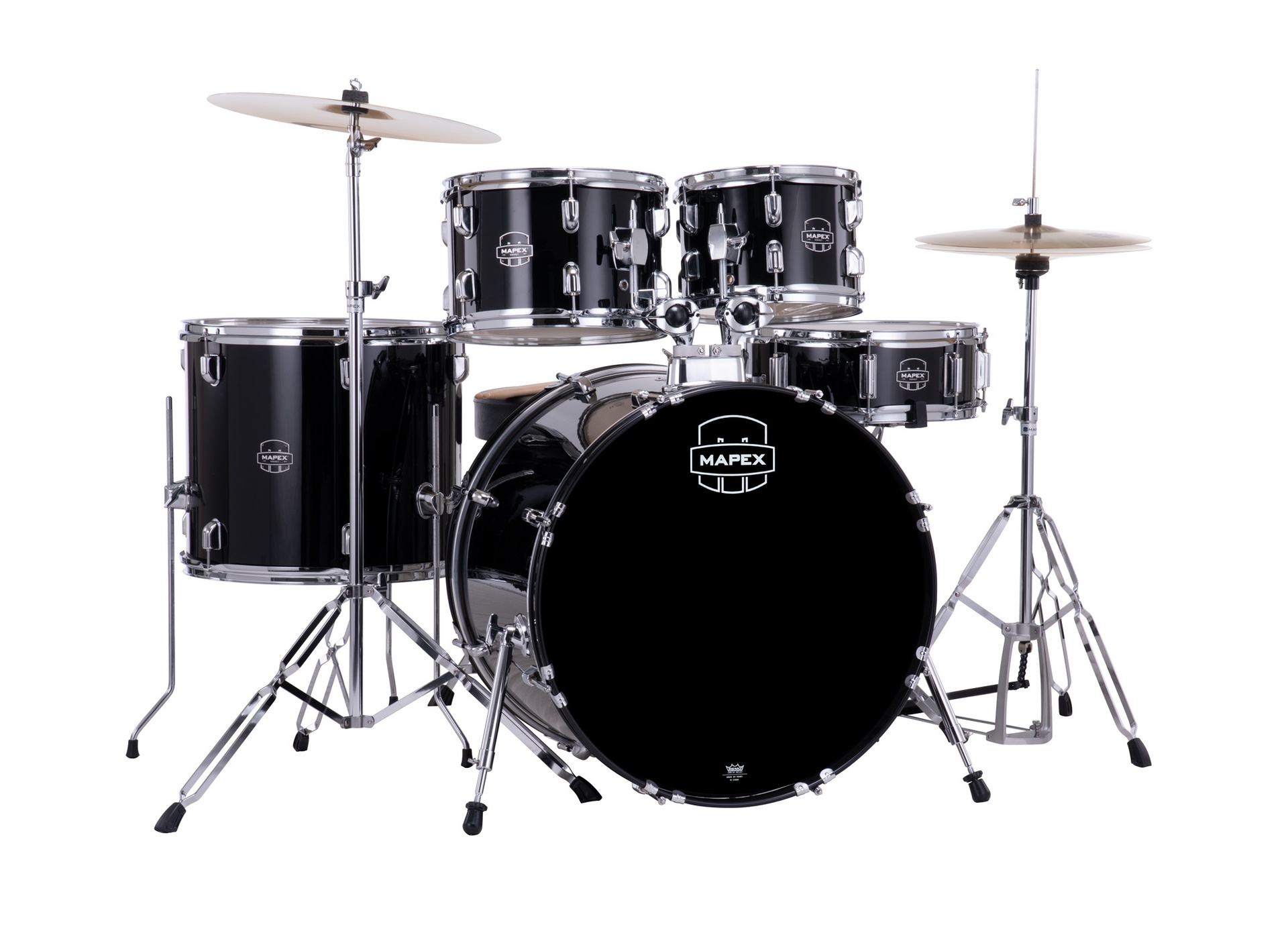Batterie complète MAPEX Comet + 2 Cymbales ROCK - GC22
