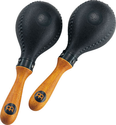 MARACAS MEINL OVALES PLASTIQUE NOIR