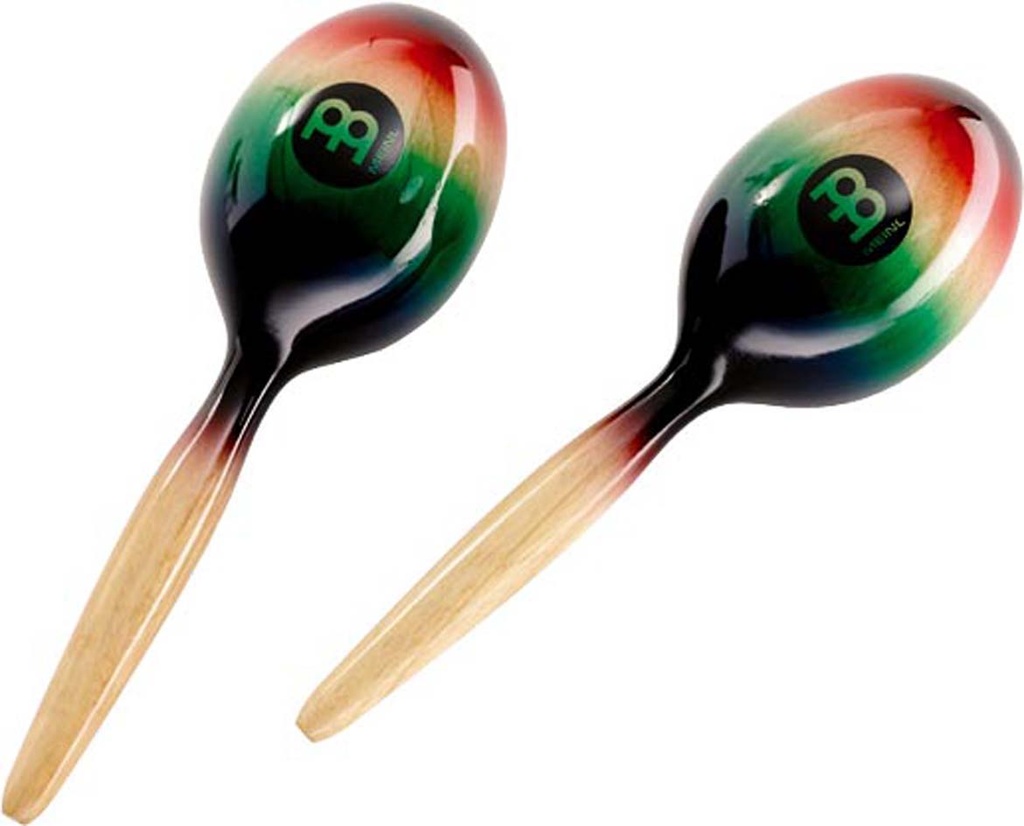 PAIRE DE MARACAS MEINL OVALES COULEURS