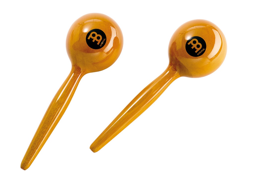 PAIRE DE MARACAS MEINL RONDS AMBRE