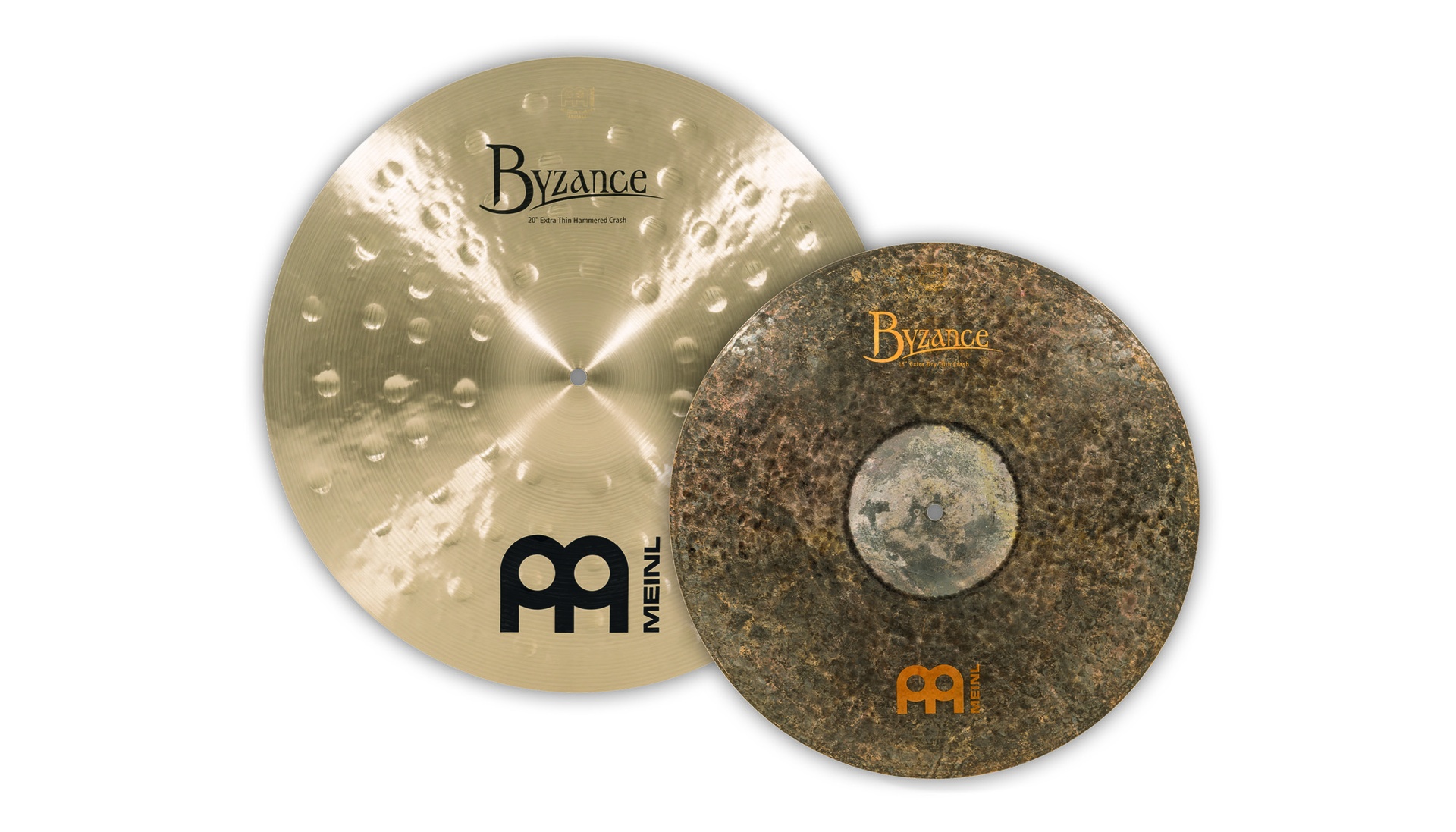 SET CYMBALES CRASH MEINL BYZANCE TRAD