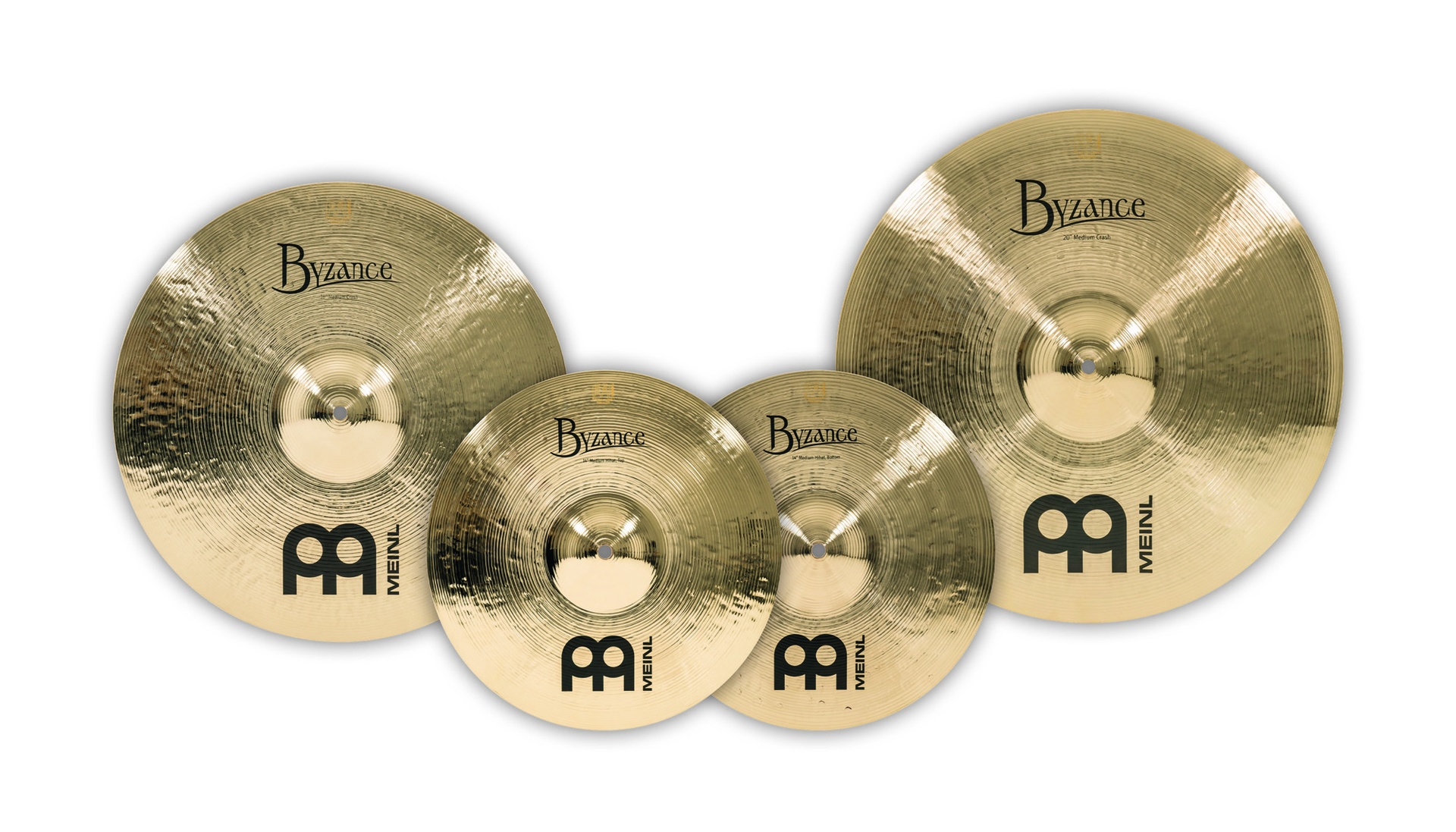 SET CYMBALES MEINL BYZANCE BRILLANTE