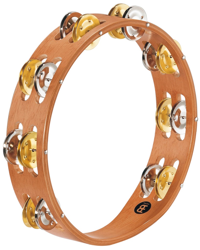 TAMBOURIN MEINL BOIS NATUREL 2R CYMB N/L