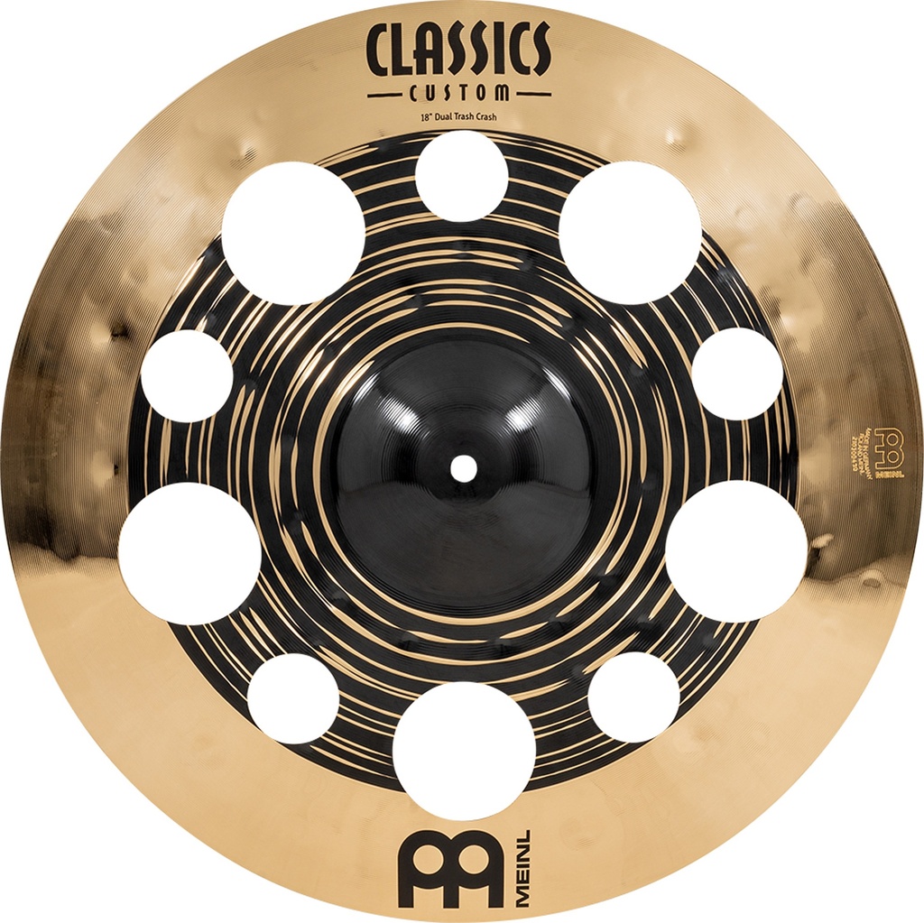 TRASH CRASH MEINL 18" CLASSICCUSTOM DUAL