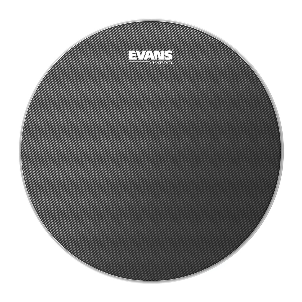 EVANS Hybrid Grey Marching Snare Drum Head, 14 "