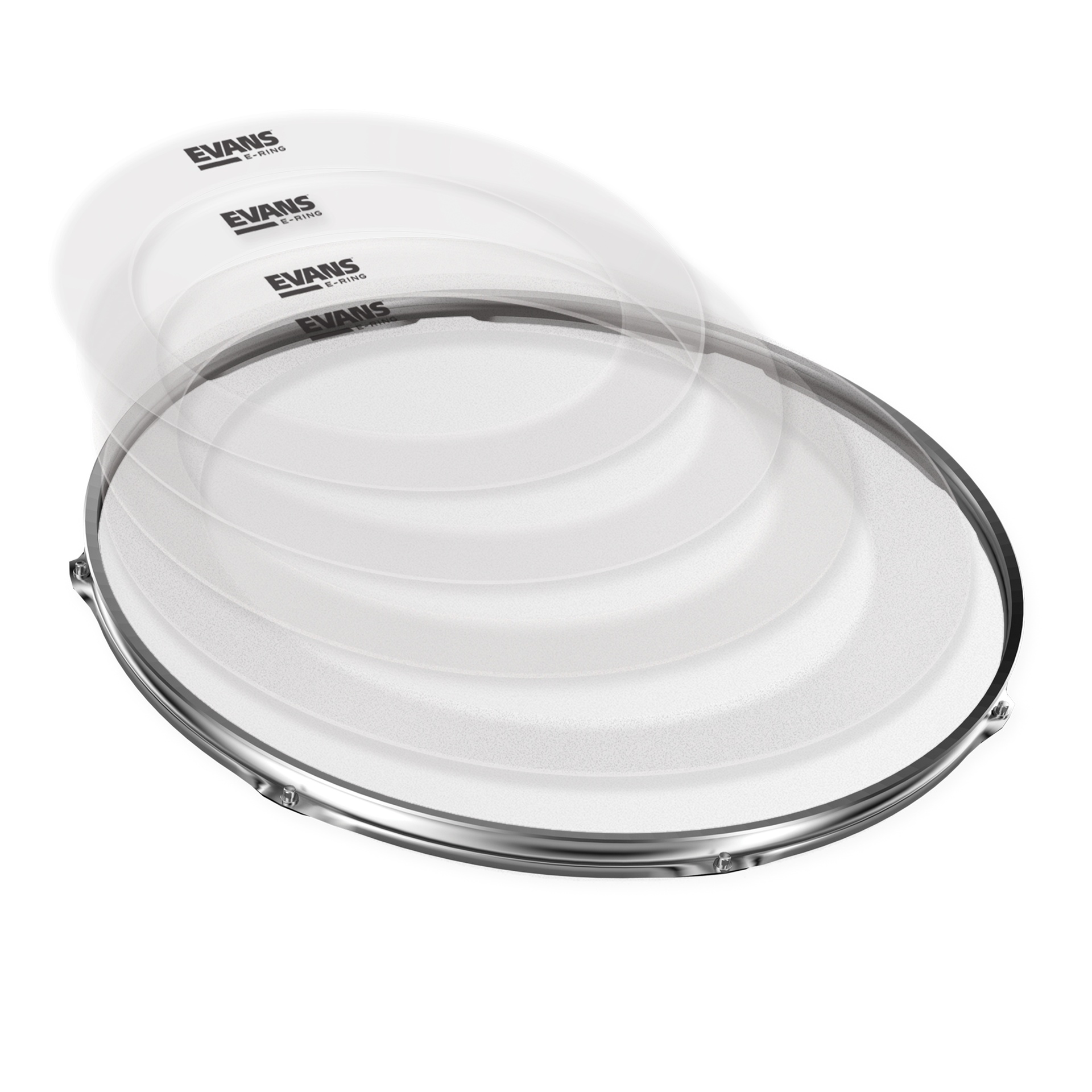 EVANS Fusion E-Ring Pack Includes 10x1", 12x1.5", 14x1.5", and 14x1"