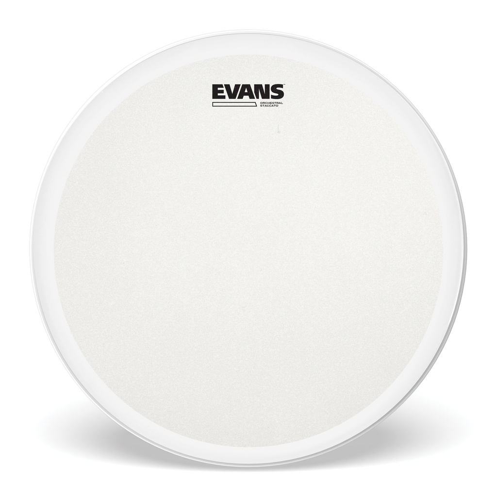 EVANS Orchestral Stacatto Coated White Snare Drum Head, 14 "