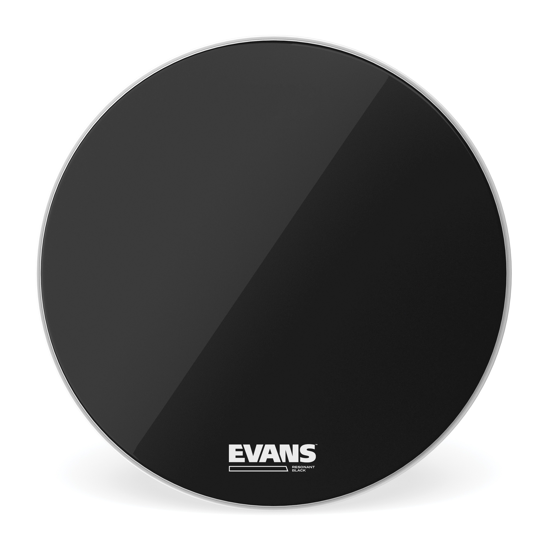 EVANS Resonant Black Bass Drum Head, 22 "