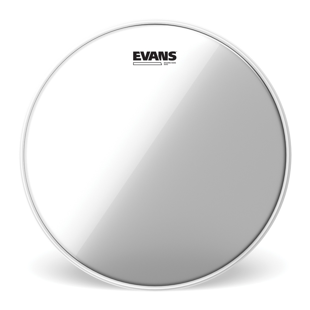 EVANS Clear 300 Snare Side Drum Head, 15 "