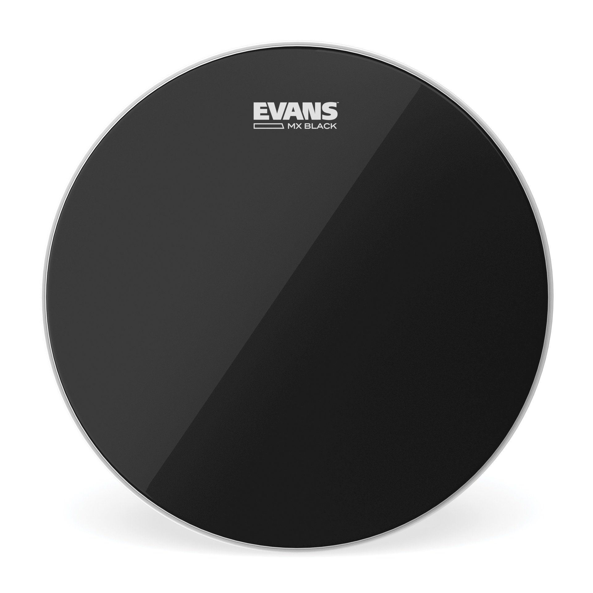 EVANS MX Black Marching Tenor Drum Head, 12 "