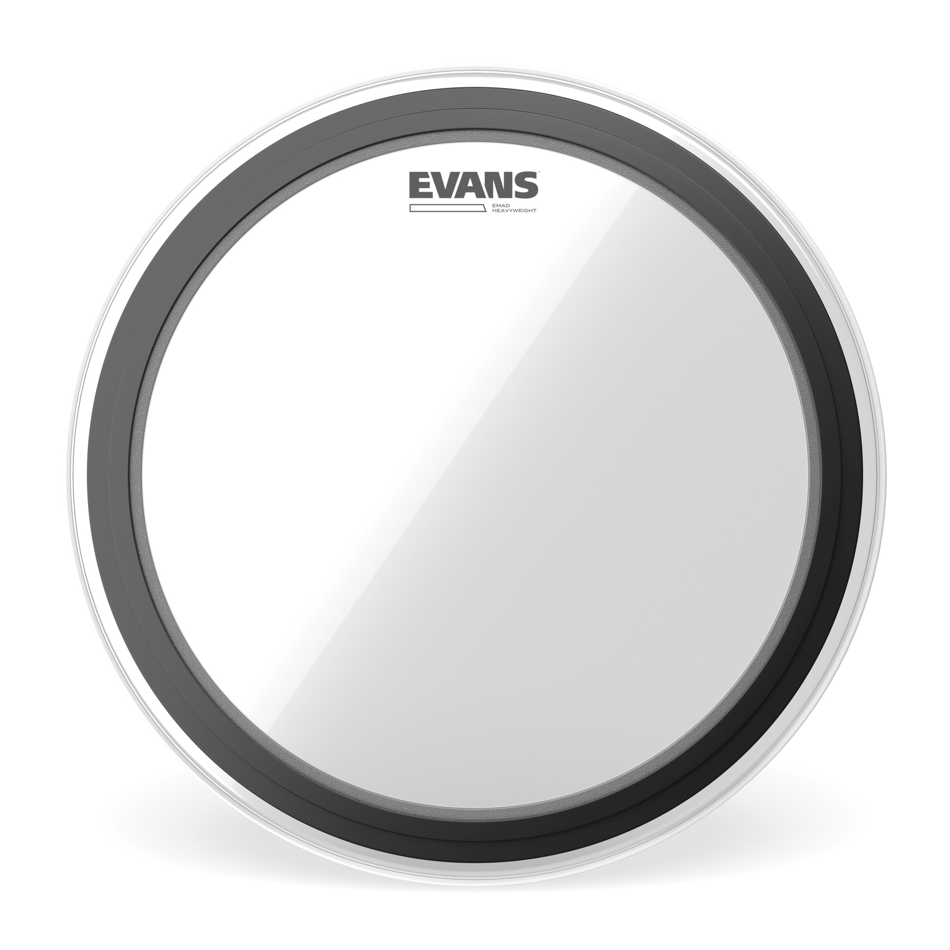 EVANS EMAD Heavyweight Clear Bass Drum Head, 24 "