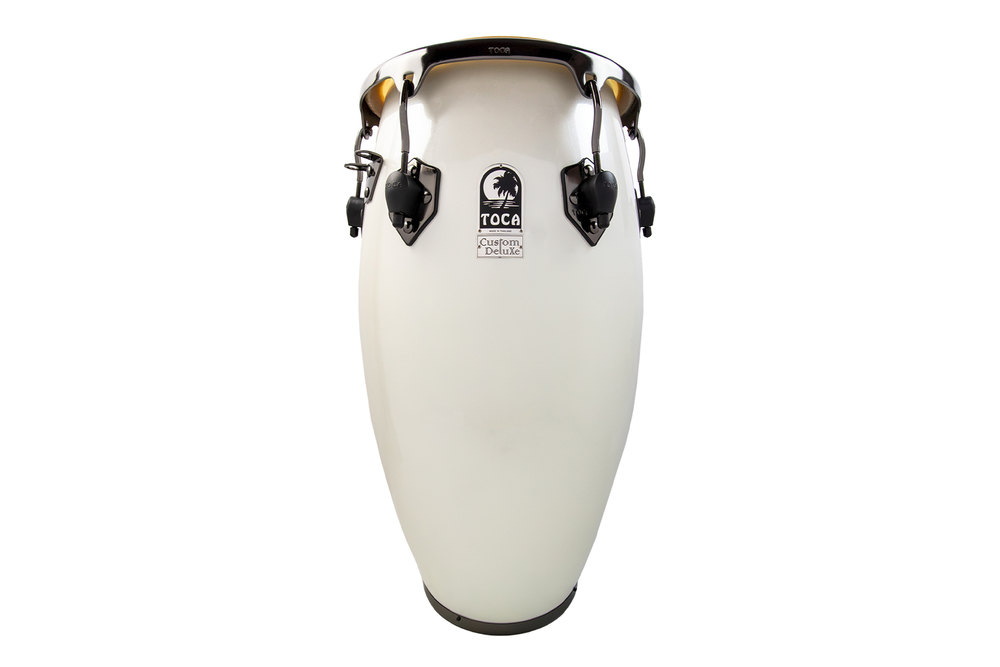 Congas Fibre de verre, Magarita Blance, Noir Chrome