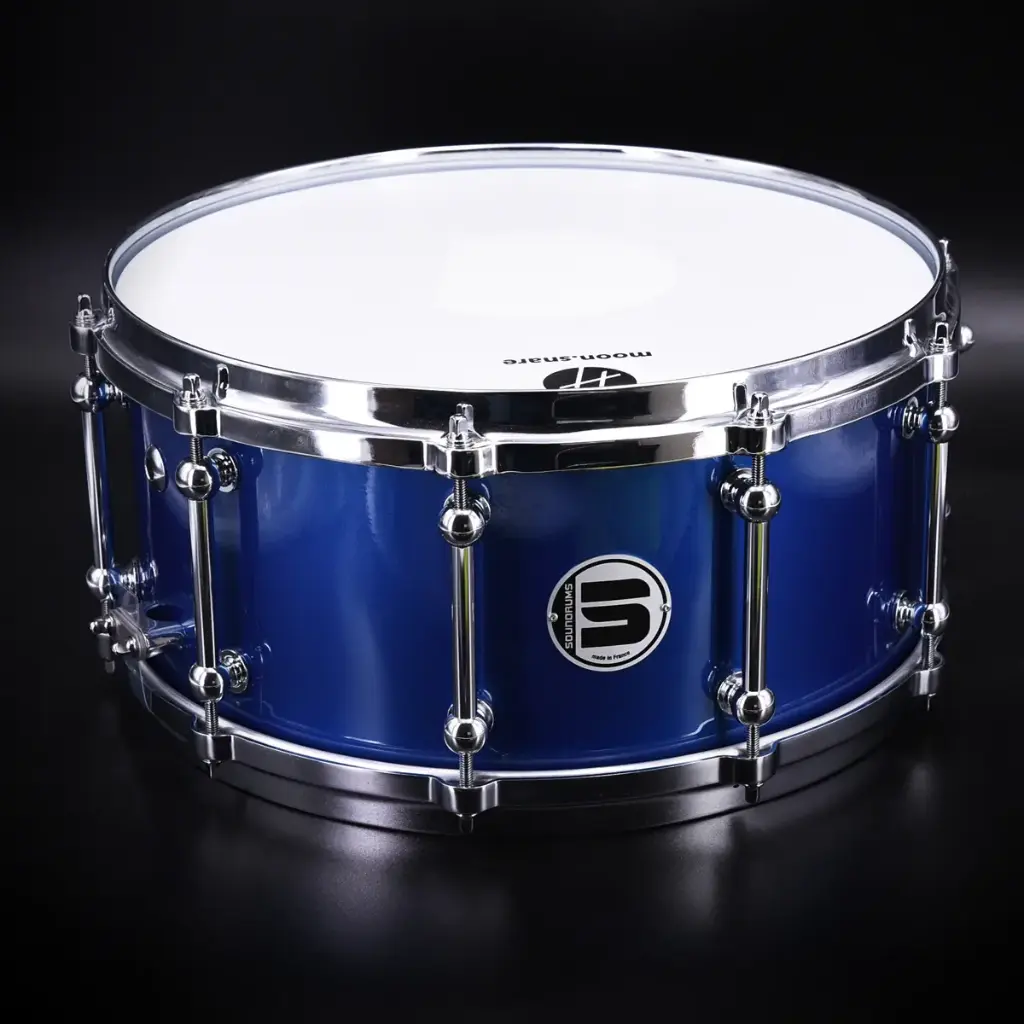 Caisse claire Aluminium TSS "Touch Sensitive Sound" 14" x 6.5" Bleu Saphir métallisé