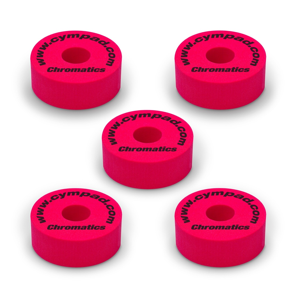 SET 5 PADS CYMPAD CHROMATICS ROUGE