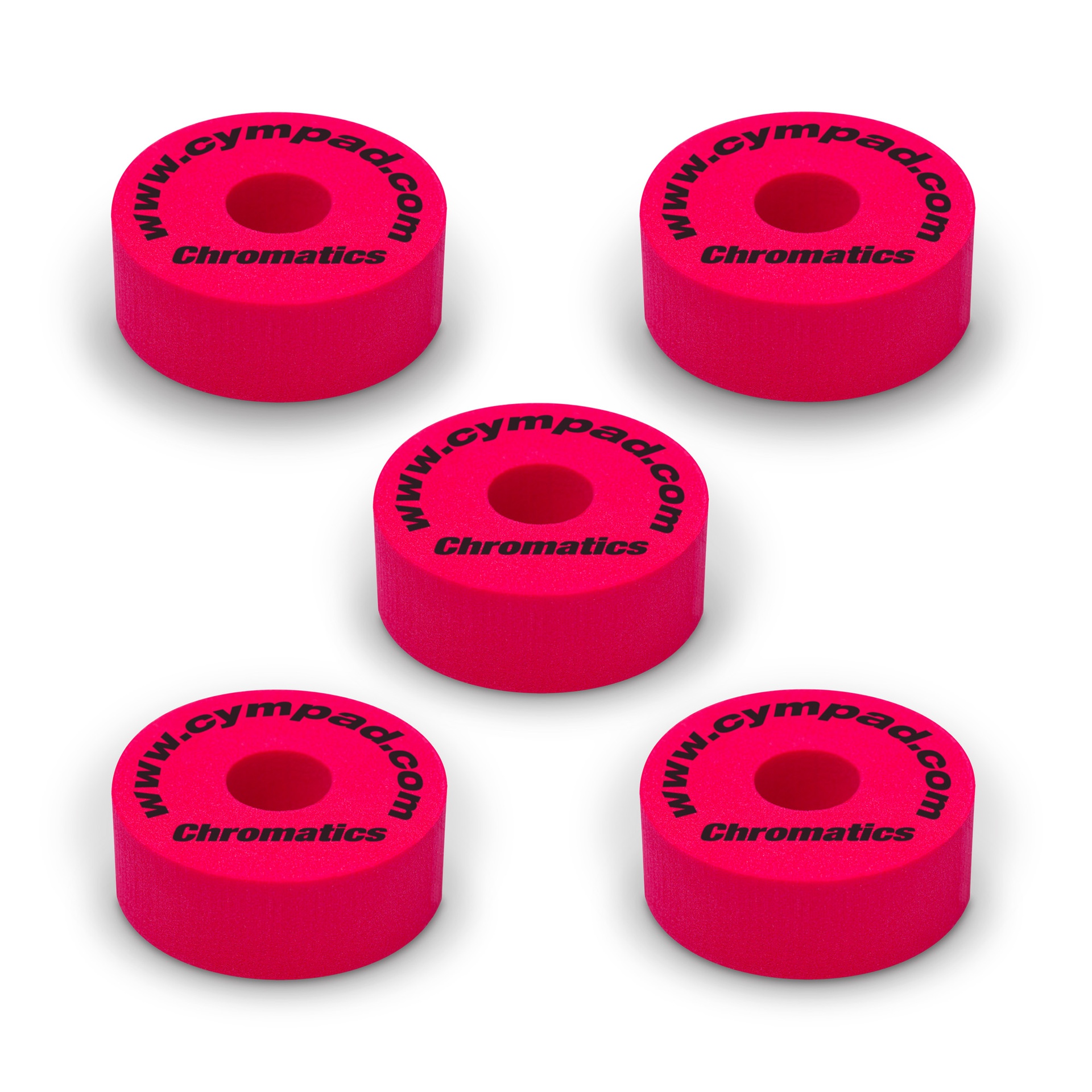 SET 5 PADS CYMPAD CHROMATICS ROUGE