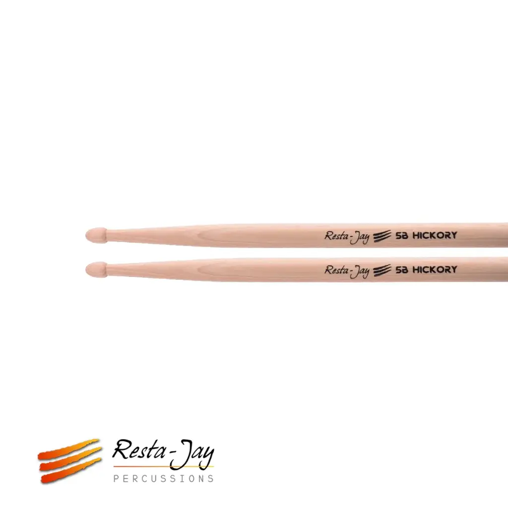 Baguettes de Caisse-claire/Batterie – 5B Hickory Resta-Jay – 2 baguettes