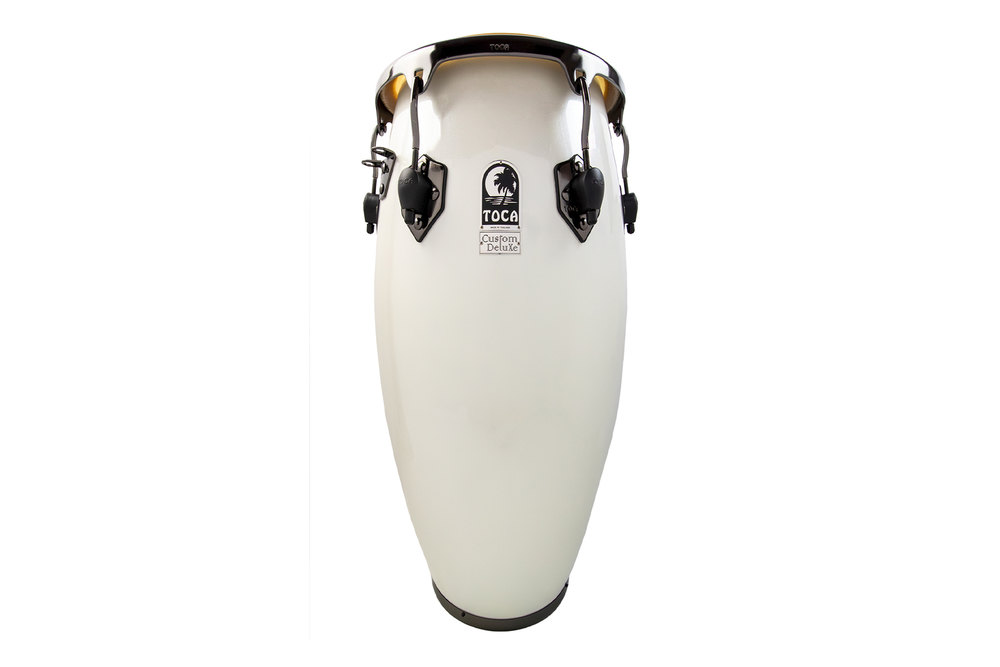Congas Fibre de verre, Magarita Blance, Noir Chrome Quinto