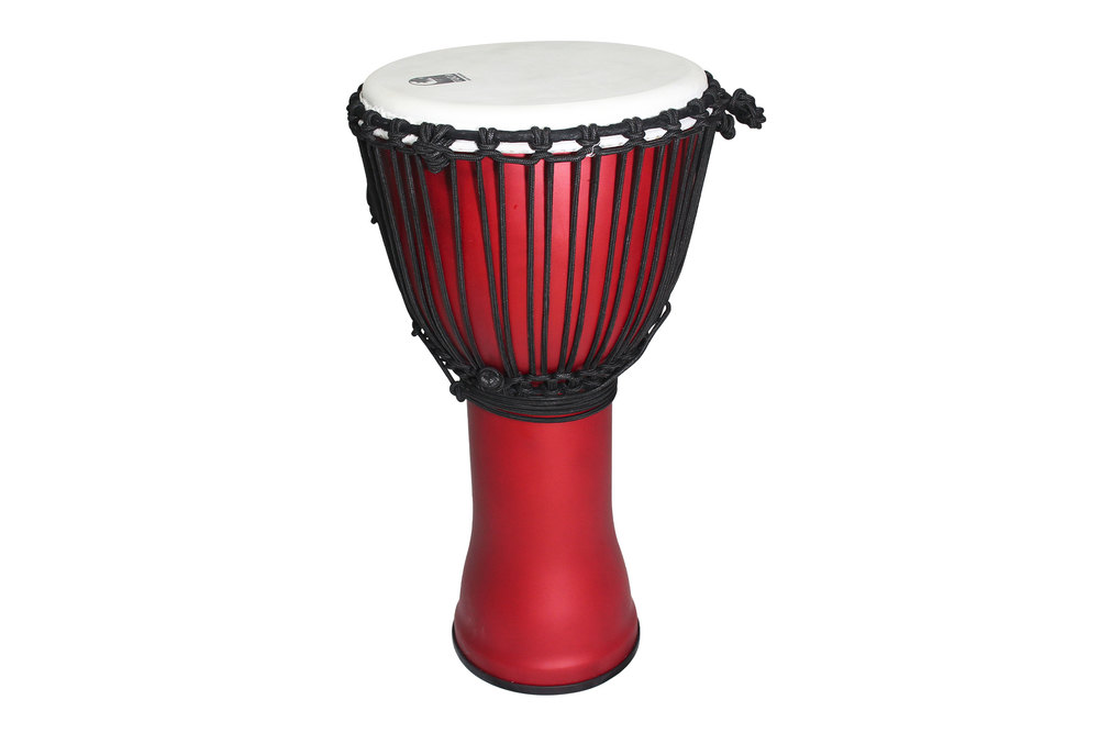 Djembe Freestyle accord par corde rouge mat