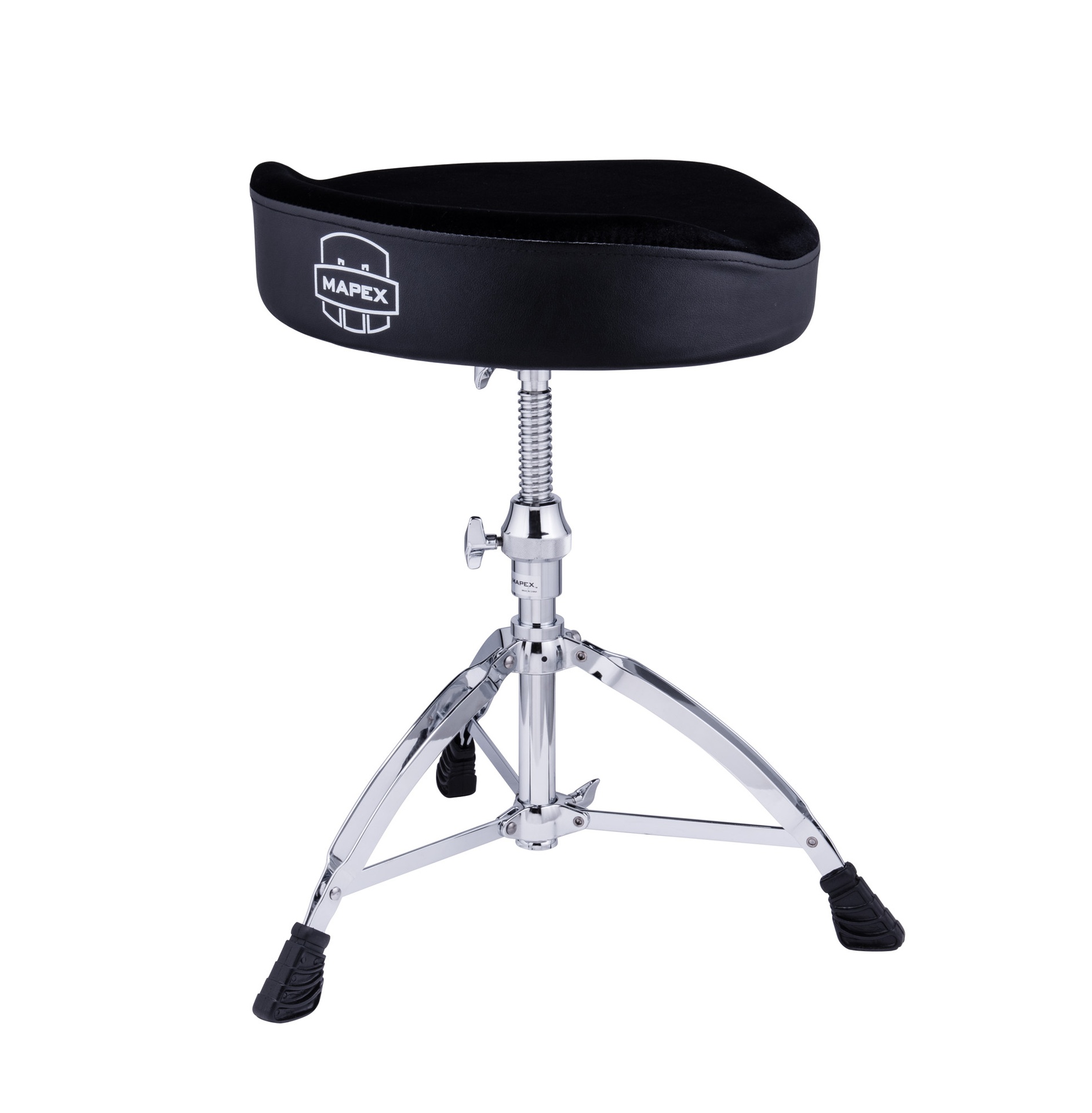 SIEGE BATTEUR MAPEX MOTO A VIS VELOURS