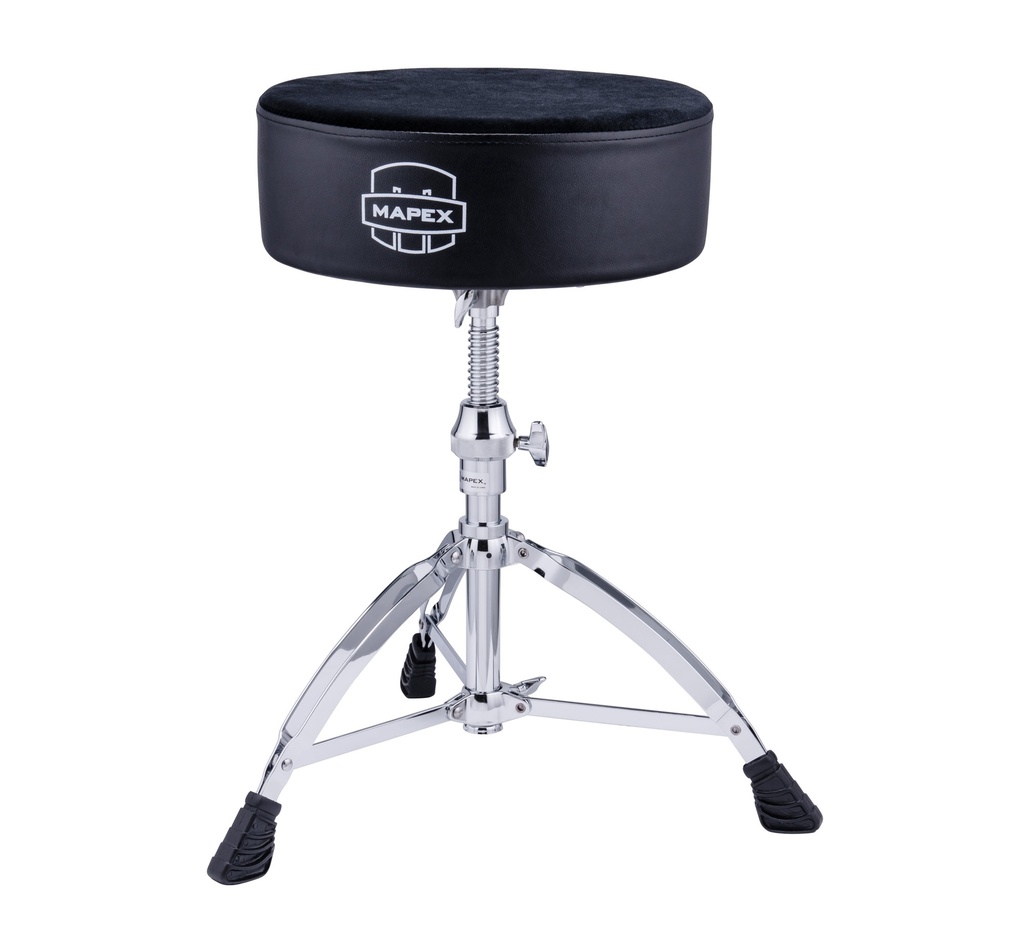 SIEGE BATTEUR MAPEX ROND EPAIS VELOURS