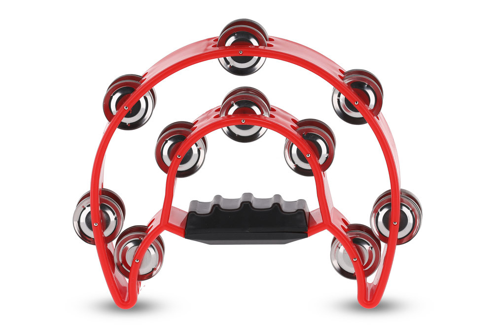 Tambourin Demi lune, 20 paires de cymbalettes