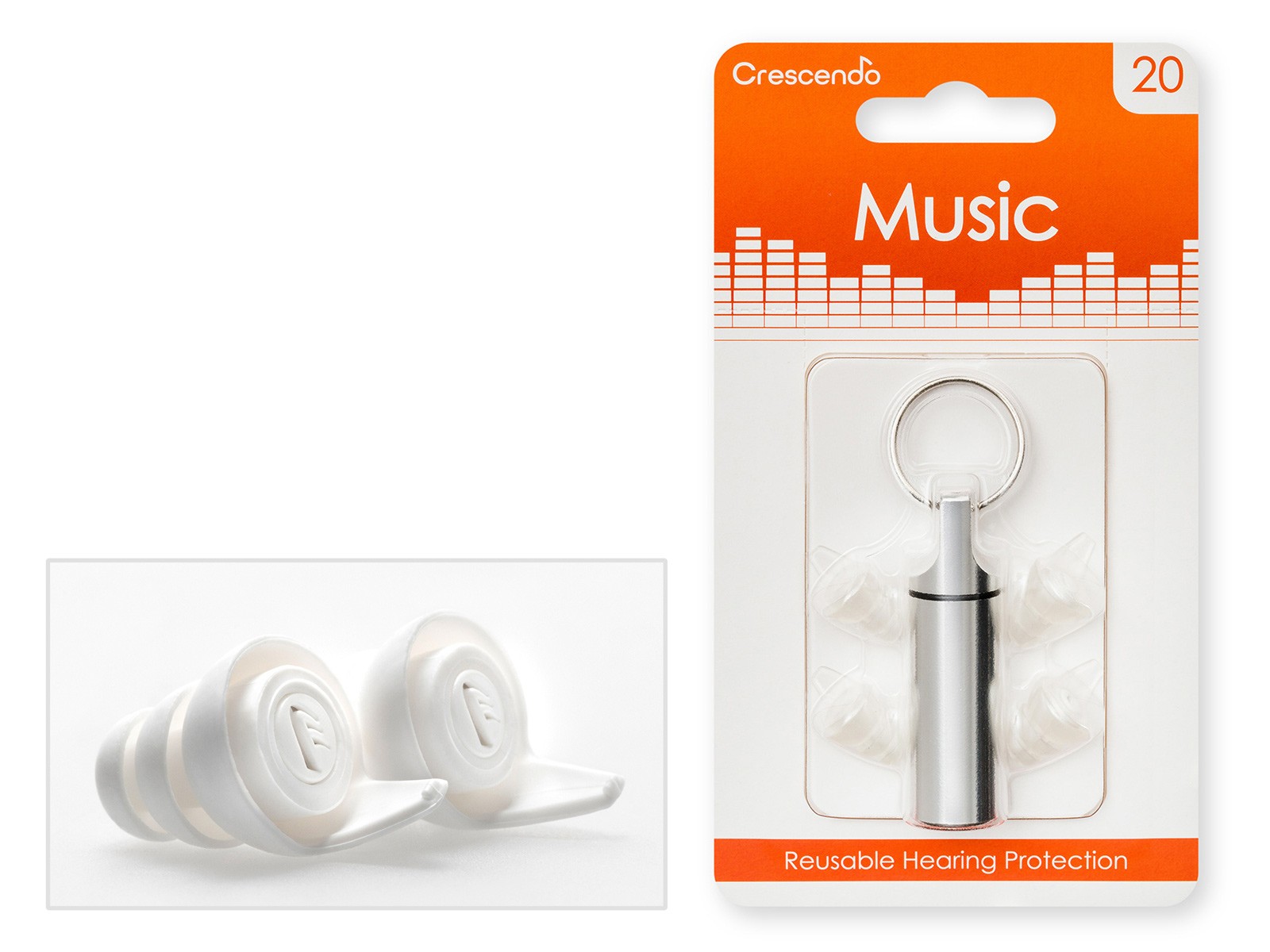 Music 20 - Filtres Auditifs - Protection SNR 19dB