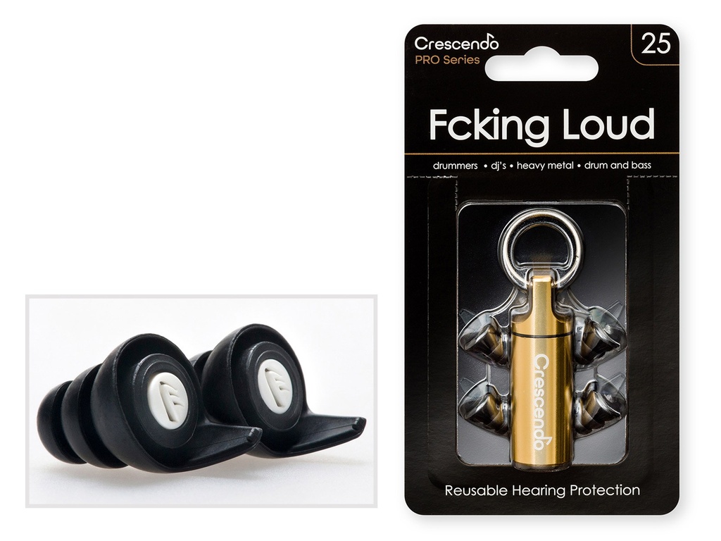 Pro Fcking Loud 25 - Filtres Auditifs - Protection SNR 20dB