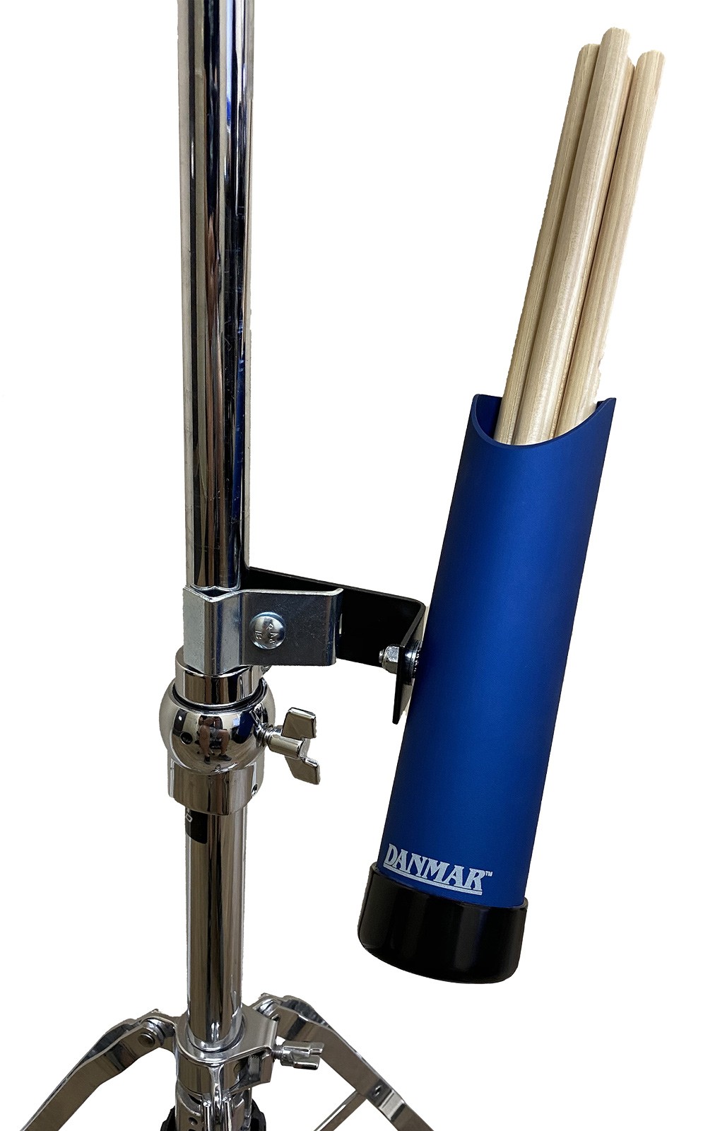 1027BLUA - Support Baguettes Sac avec Clamp sur Pied Cymbale