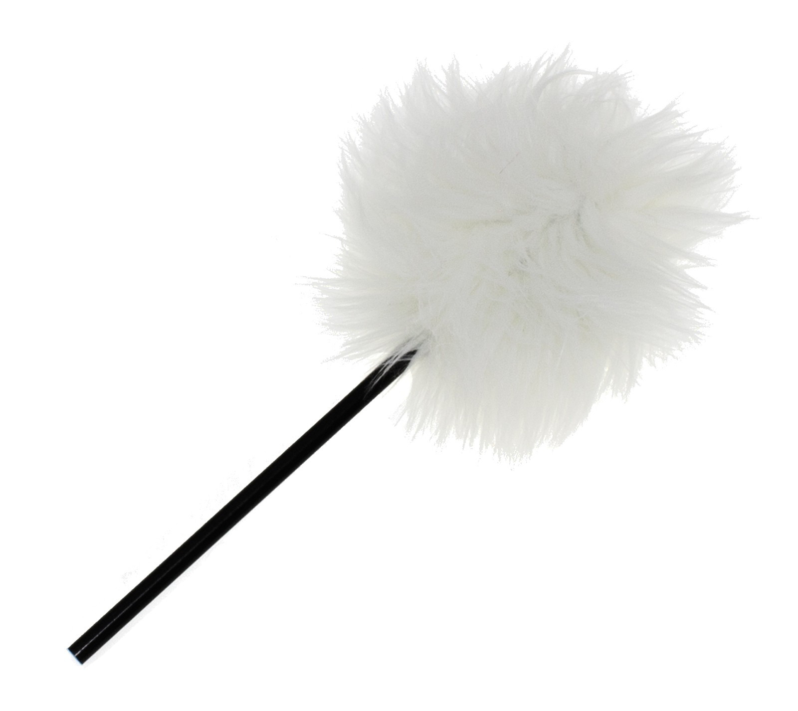 209W - Batte pédale GC - Fourrure Blanche - Tige Noir