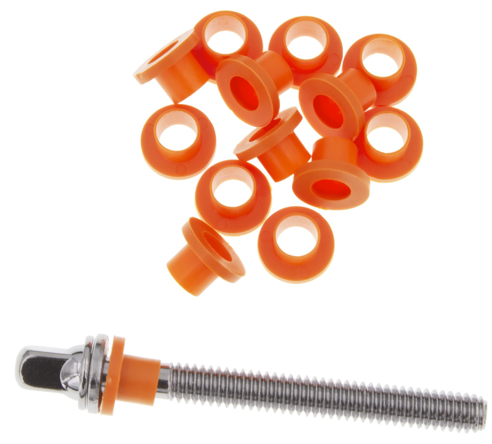 TRW20OR - Rondelles nylon pour tirants - Orange (x20)