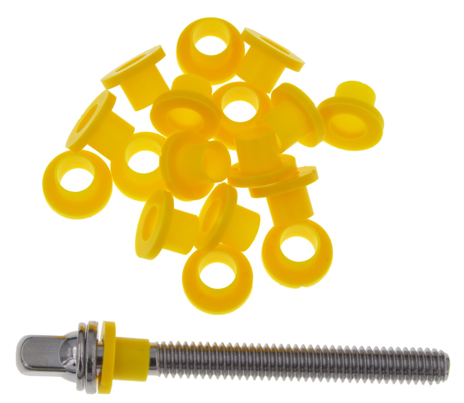 TRW50Y - Rondelles nylon pour tirants - Jaune (x50)