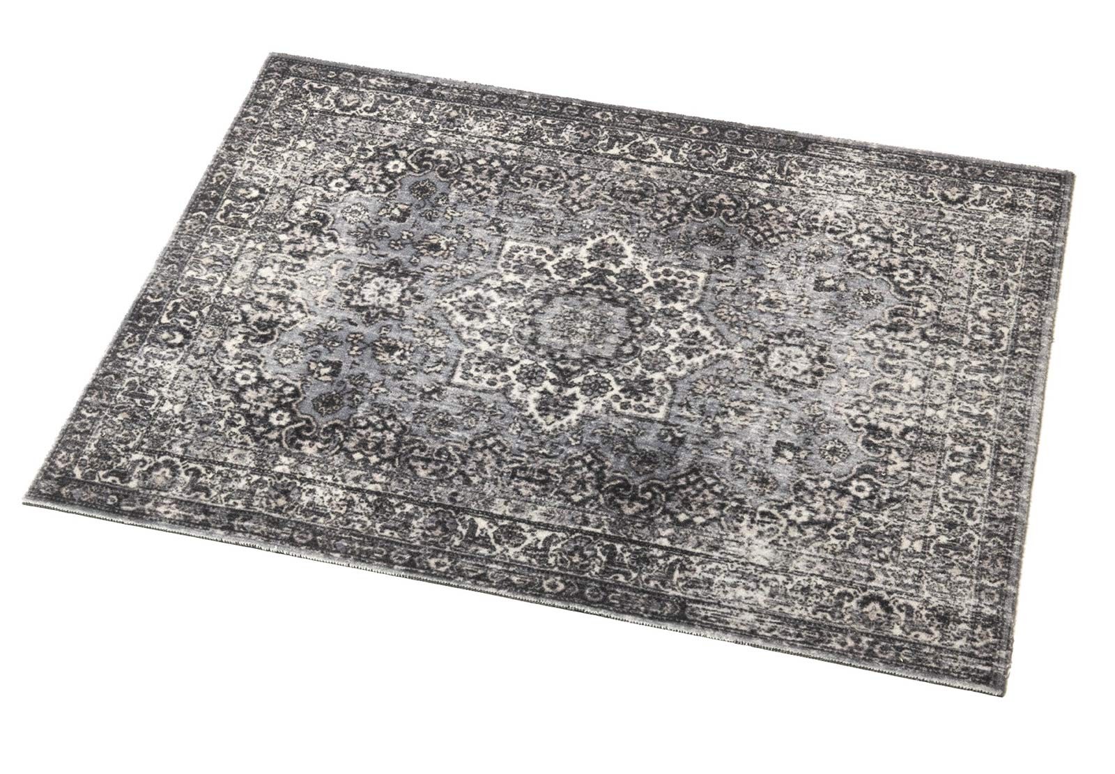 VP&A-GRY - Tapis Vintage Persian Club Series 80 x 60cm Antidérapant - Gray